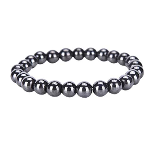 Auris Bracelet magnétique en Pierres hématites Noires Naturelles - Bracelet magnétisé aimanté - Vital Confiance spécialiste Officiel en Bijoux...
