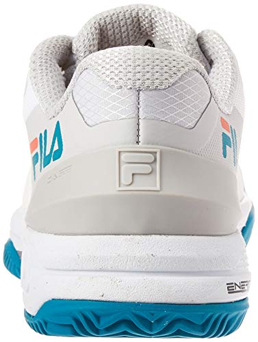 Tênis Ot Pro Clay, Fila, Feminino, Branco/Azul/Coral, 35