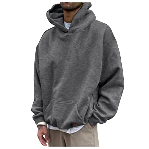 Sweat à capuche de Noël homme gris foncé XL fini le froid de l'hiver