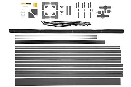 Schellenberg 70094 Fliegengitter Balkontür, Insektenschutz Tür Premium, Aluminium Rahmen, Fiberglas-Gewebe, 100 x 215 cm, anthrazit