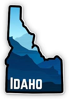 Squiddy Idaho - Vinyl Sticker Decal for Phone, Laptop, Water Bottle (3" Tall)