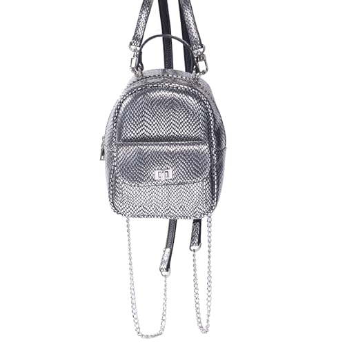 Backpack - Cute and lightweight backpack, mini, versatile, practical front pocket, built-in storage bag - premium backpack, (silver)2