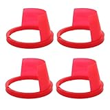 EPIGEIST 4 Stück 6,5 Zoll Autolautsprecherabdeckungen aus Wetterfestem UV Beständigem Material mit Staubschutz für Vordere und Hintere Autotürlautsprecher