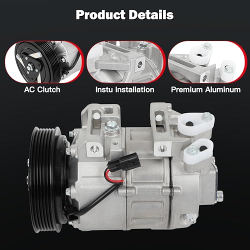 Image of CCIYU AC Compressor w /Clutch for Nissan Sentra 2.5L 2007-2012