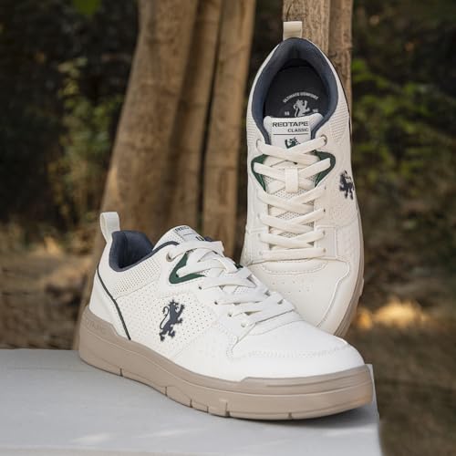 Image of Red Tape Lifestyle Sneakers Shoes for Men | Rounded Front, Soothing Insole & Impact-Resistant Comfort