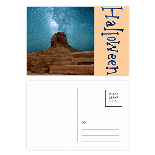 Cartes postales art déco Halloween pour écrire vos vœux originaux d'automne
