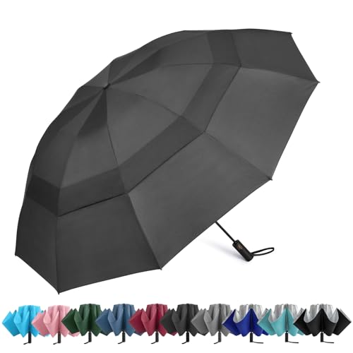 G4Free 42/46/54/62 Inch Large Golf Umbrella Compact Reverse Travel Umbrella