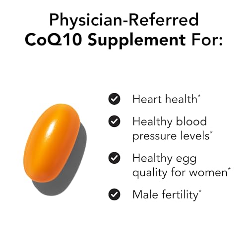 Theralogix NeoQ10 Coenzyme Q10 Supplement - Heart Health & Fertility Support - CoQ10 Fertility Supplement for Men & Women* - NSF Certified - 90 Softgels (90-Day Supply) - Image 3