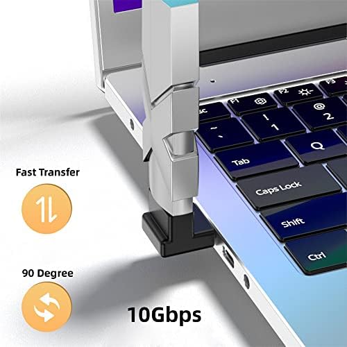 NFHK 10 Gbps USB 3.0 wtyczka na gniazdo rozszerzenie Power Data Video Adapter 90 stopni wygięty do góry typ