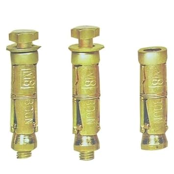 Anchor Fasteners Pack of 100 PCS (Gold)