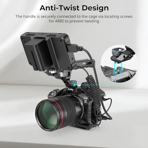 SMALLRIG Top Handle with Record Start/Stop Remote Trigger for ARRI 3/8”-16 Hole, Compatible with Sony A7 III/ FX3/ A6600, for Canon R5II/ R5C, for FUJIFILM X-H2S/ X-T5, for Panasonic S5 II/ GH5 by SMALLRIG - Image 4
