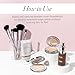 PÜR Beauty Pressed Setting Powder Balancing Act - Skin-Perfecting Pressed Compact Powder for Smooth & Fresh Natural-Matte Finish - Translucent Setting Powder Makeup for All Skin Tone, Cruelty Free