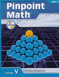 Paperback Functions and Equations (Level G) (Pinpoint Math, Volume V) Book