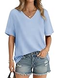 Facile à assortirCe T-shirt uni s’associe parfaitement à un jean pour créer une tenue décontractée, à un legging pour un look sportif, ou à une jupe pour des occasions plus formelles. Il vous permet de créer aisément toutes sortes de looks, du décontracté à l’élégant.