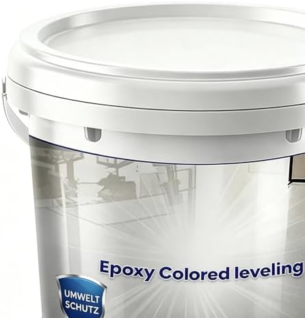 Garage Floor Paint,Self Leveling Wear Resistant | Epoxy Sand Paint for Concrete - for House Home Dorm Apartment Indoor Shower Room Garage Concrete Building - 5