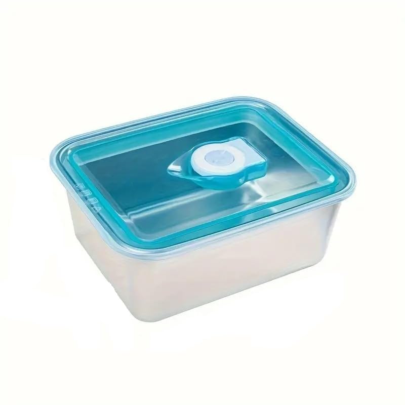 Fresh Food Boxes, Fridge Organiser with Lid, Cheese Canister Leakproof Portable Food Fruit Container bento Storage for Camping, Picnics, Office (1)