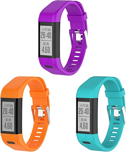 Compatible con Garmin Vivosmart HR+ Plus / Approach X10 / Approach X40 Pulsera de silicona para reloj deportivo