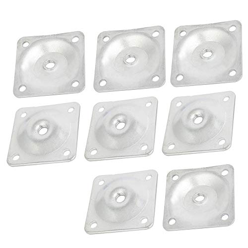 Gimiton 8Pack 12 Degree Slope Leg Mounting Plates Furniture Leg Attachment Plates with Screws M8 Thread for Furniture Sofas Couches Seats Set of 8 with 32 Screws (8Pack) Gimiton 8Pack 12 Degree Slope Leg Mounting Plates Furniture Leg Attachment Plates with Screws M8 Thread for Furniture Sofas Couches Seats Set of 8 with 32 Screws (8Pack)
