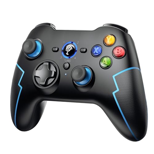 REDSTORM 【2023 New Wireless Gaming Controller for Windows 7 8 10 11 PC/PS3/Android/Switch/Steam Deck, Dual-Vibrate Gamepad Joystick Computer Game Controller With Turbo, 14 Hours Working Battery