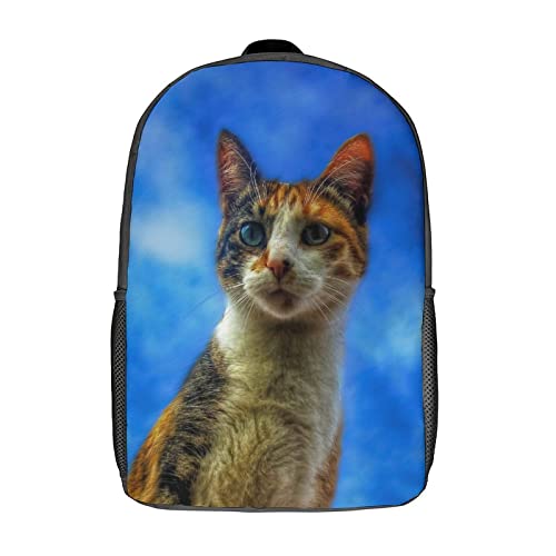 Sac à dos scolaire enfants motif chat pour la rentrée des classes