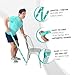Resistance Bands for Seniors - Exercise Band to Improve Mobility and Strength - Standing & Chair Exercises for Seniors Including Videos and Printable Exercise Instructions - Moderate Strength - Green