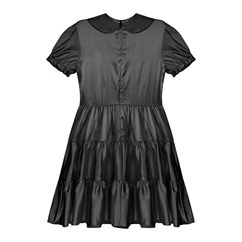 Men's Shiny Satin Sissy Crossdress Baby Doll Nightdress Chemise Dress Nightwear Pajamas4