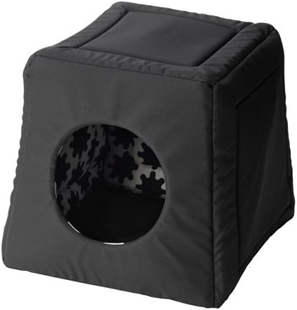 IKEA Lurvig Cat Bed House Black