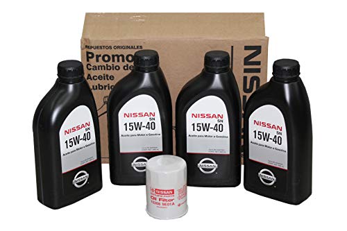 Genuine Nissan 5W-30 Oil Change Kit 5 Quarts 15208-9E01A