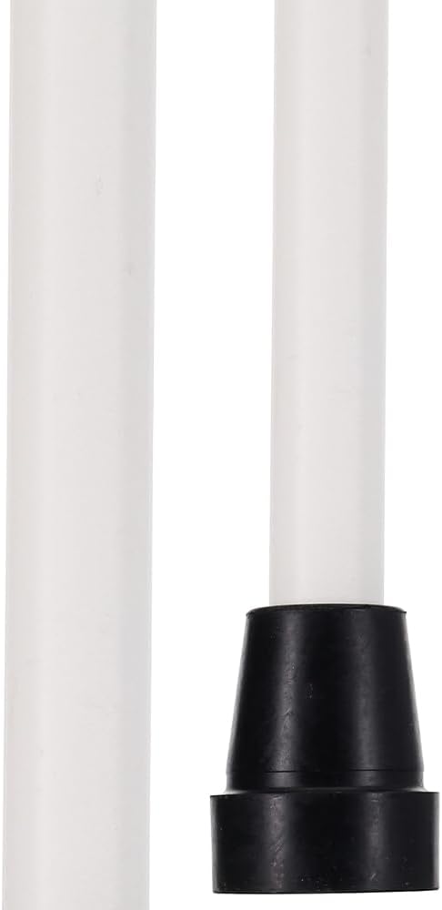 Royal RC Canes Elegant White Beechwood Derby Handle Walking Cane with Silver Collar – Stylish Cane for Women & Canes for Men – Ergonomic Grip Walking Cane & Stick for Men and Women