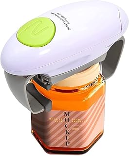 Electric Jar Opener - Jar Opener for Weak Hands for Arthritic Hands,Elderly,Ccooks Portable Hands-Free Electric Can Opener for Sealed Glass Cans, Kitchen Tools