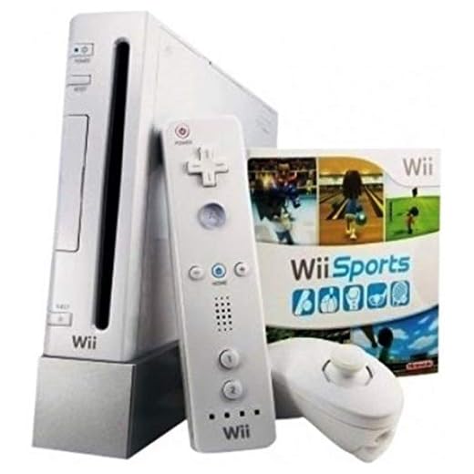 Wii Console w/ Bonus Wii Sports Resort & Wii MotionPlus Bundle (Renewed)