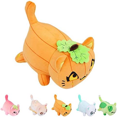 Keptfeet Aphmau Meemeowes, Aphmau Cat Plush Doll, Cute Anime Cat Plushies, Cat Doll Plush Toys Cute Plush Cats Doll, For Kids Girls(1PCS)