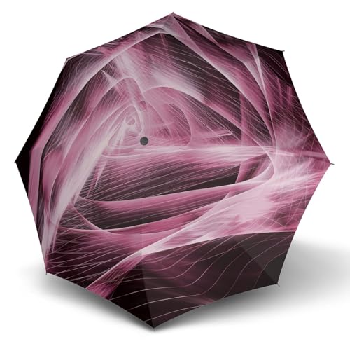 Knirps T.760 Stick Automatic Aura Rose grand parapluie automatique rose mât long taille unique