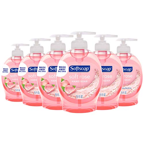 Softsoap Liquid Hand Soap, Soft Rose 7.5 fluid ounce (6 Pack