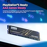 KLEVV CRAS C925G 1TB M.2 2280 NVMe PCIe Gen4x4 Internal Gaming SSD with Graphene Heatsink, Compatible with PS5, up to 7400MB/s (K01TBM2SP0-25G) - Image 5