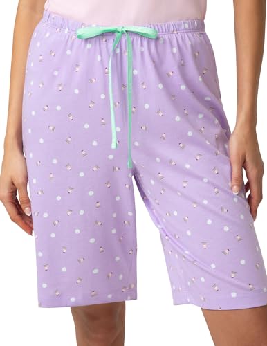 Image of HUE Women's Summer Vacation Pajama Separates, Soft, Whimsical Print Pjs with Tropical Beach Themes, Flip Flops, Cocktails