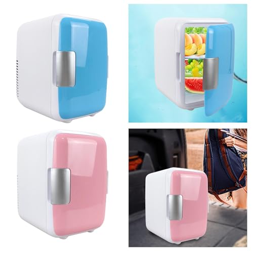 Image of Mini Personal Fridge Compact 12V Personal Refrigerator for Office Home Cabin Blue| Home & Garden|Major Appliances|Refrigerators & Freezers|Mini Fridges