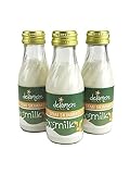 Delamere Semi Skimmed Cows Milk in Glass Bottles 97ml (24) Ideal for Guesthouses & Hotels