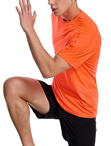 Zengjo Men's Workout Shirts Lightweight Sun Protection SPF Quick Dry T-Shirts Fishing Hiking Running3