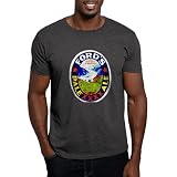 CafePress - New Zealand Beer Label 1-100% Cotton T-Shirt Charcoal