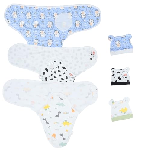 Couverture d'emmaillotage en coton contre les réveils de bébé : pack nuit calme naissance