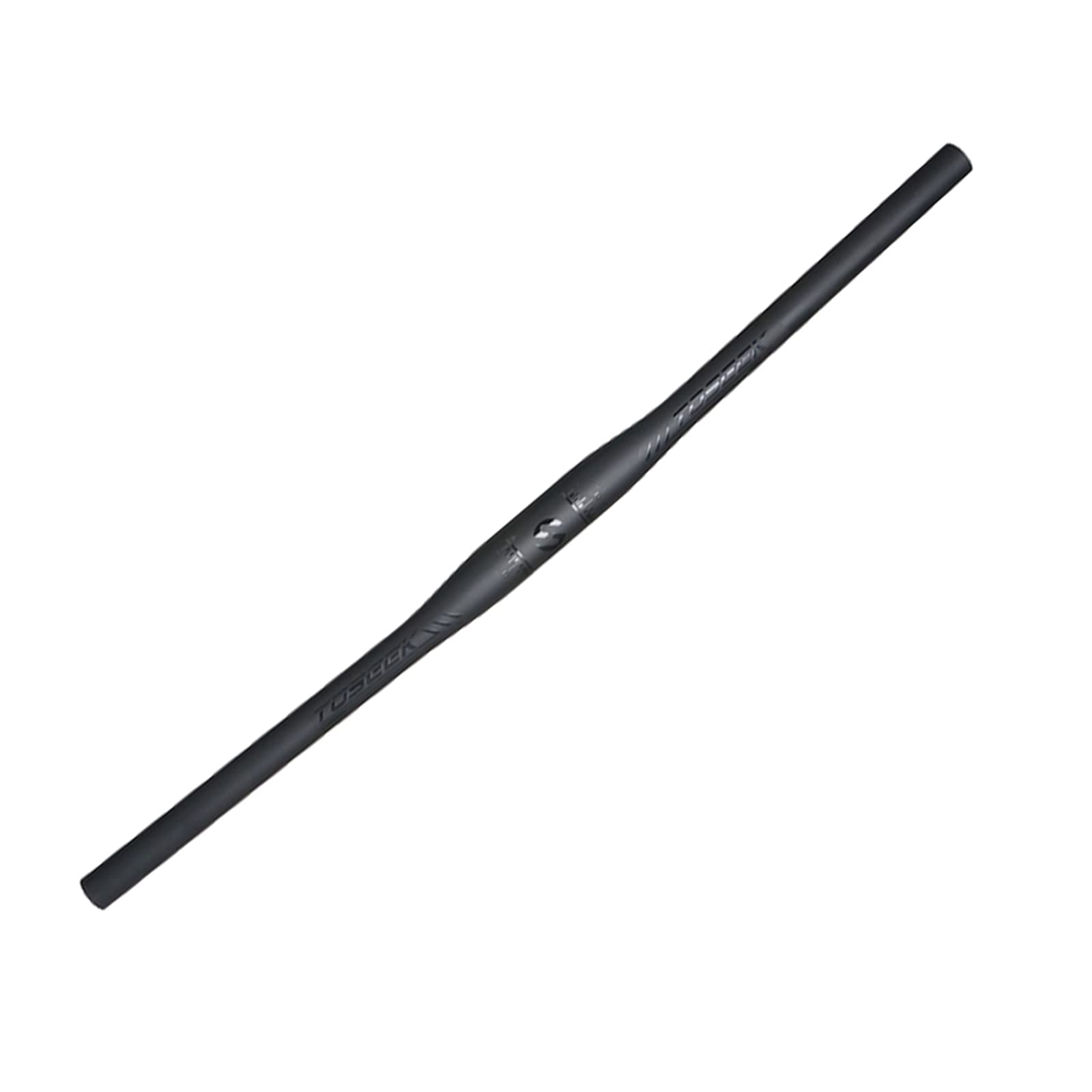 Guidon de vélo en fibre de carbone de 31,8 mm - Plat/Riser - Pour VTT - Finition brillante - 580/600/620/640/660/680/700/720/740/760 mm - Vélo de course pliable - 640 mm