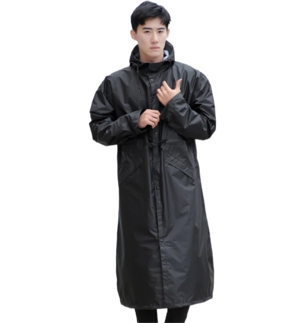 Impermeabile a Poncho Impermeabile Lungo da Donna Giacca da Esterno Poncho da Uomo Giacca Impermeabile da Donna Copripioggia