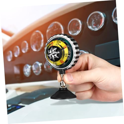 Brújula de tablero POPETPOP con ventosa para auto y bote miniatura 6