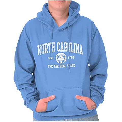 Classic Teaze North Carolina Cute Footprints Beach Hoodie Sweatshirt Women Men Cover