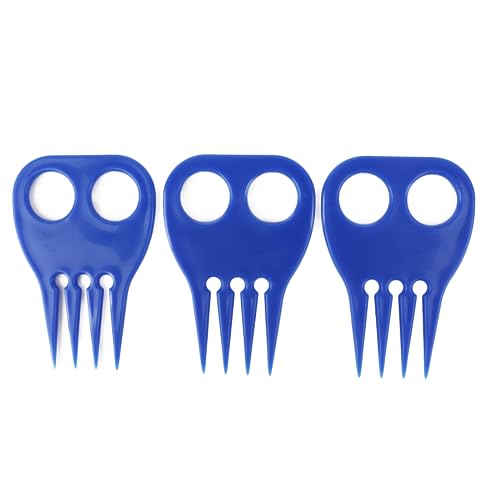 Welcomeget 3PCS Plastic Pulling Combs Horse Mane Tail Mini Pocket Combs