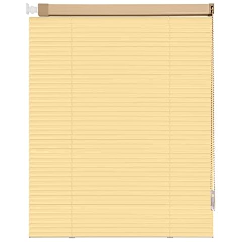 Didoya Aluminum Blinds,Horizontal Venetian Window Shade for Clamping,Privacy,Light and Glare Protection,Custom Any Size from 60 to 140 Wide(95x255cm,White) Cover