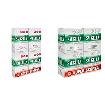 Saugella Cotton Touch: Proteggislip Esterni Ad Azione Antiodore Adesivi In Cotone Ipoallergenici E Assorbenti Esterni Giorno - 80 g, 56 Pezzi