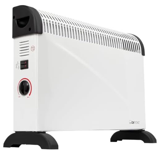 Clatronic Kh 3077 Radiateur électrique 3 Niveaux Thermostat Réglable 2000 W