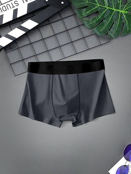 Image of Men's Anti-Bacterial Airsoft Trunk | Regular Fit Nylon Underwear | Breathable & Moisture-Wicking | Multicolor Pack of 3